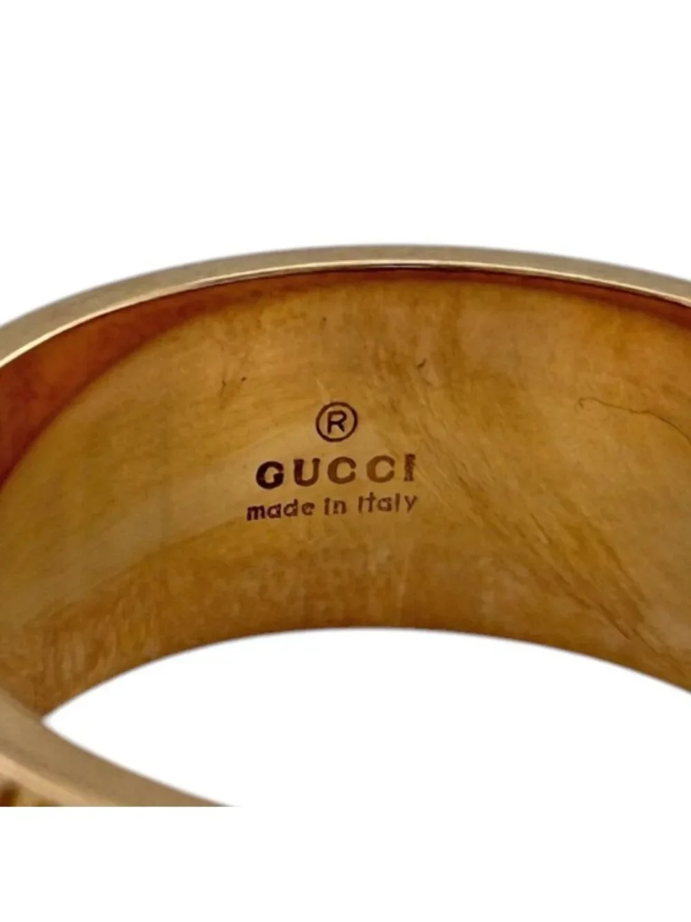 Gucci Icon Wide Ring 18k Pink Gold